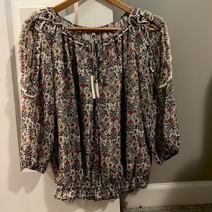 Max Studio, cold, shoulder shirt, M